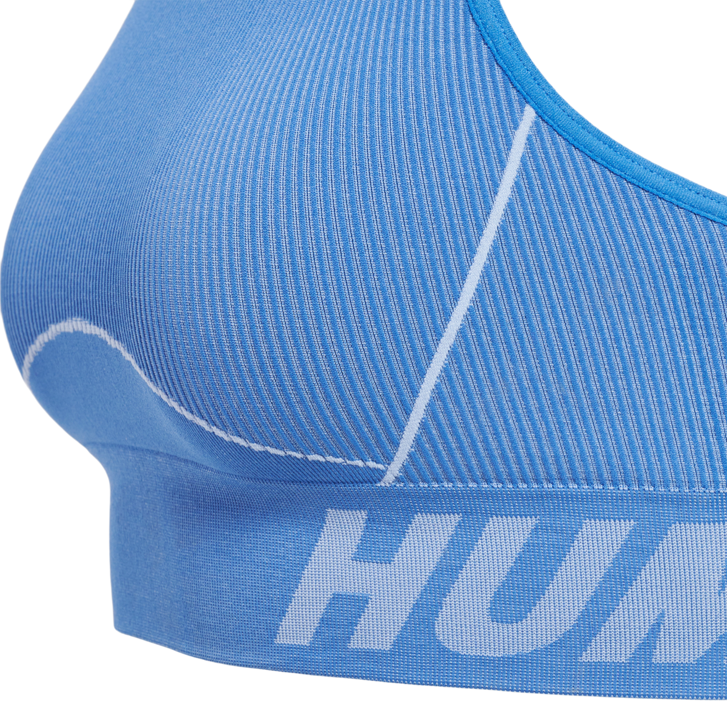 hmlTE CHRISTEL SEAMLESS SPORTS TOP, RIVIERA/BLUE BELL MELANGE, packshot