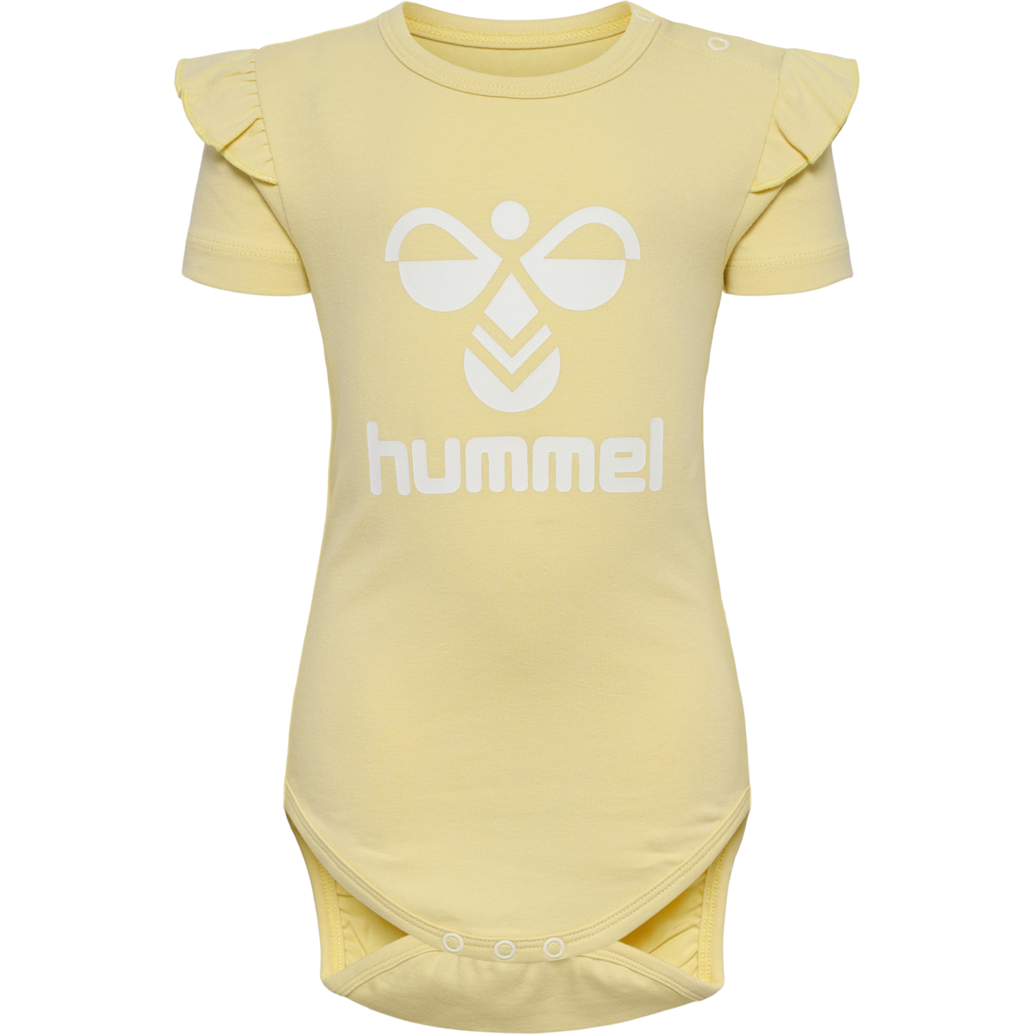 hmlDREAM RUFFLE BODY S/S, ITALIAN STRAW, packshot