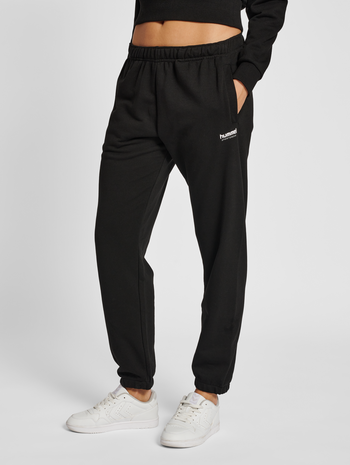 hmlLGC SHAI REGULAR PANTS, BLACK, model