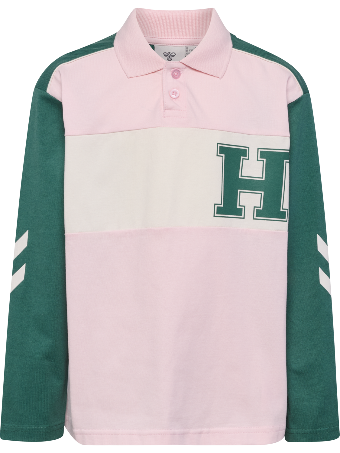 hmlROBIN JERSEY POLO L/S, BALLERINA, packshot