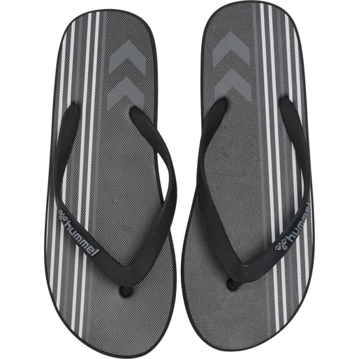 MULTI STRIPE FLIP FLOP, BLACK, packshot