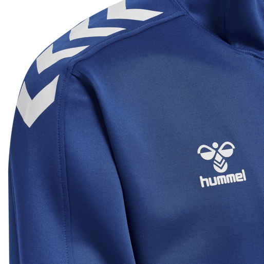 hmlCORE XK POLY ZIP SWEAT, TRUE BLUE, packshot