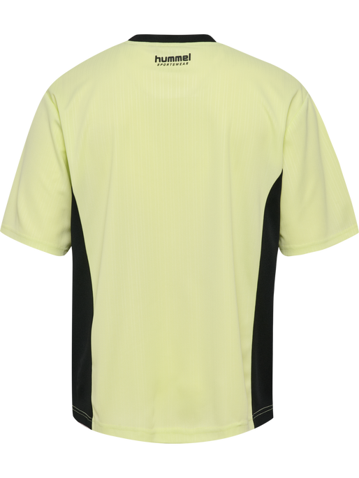 hmlLOOSE FB JERSEY S/S TOPSCORER, SHADOW LIME, packshot