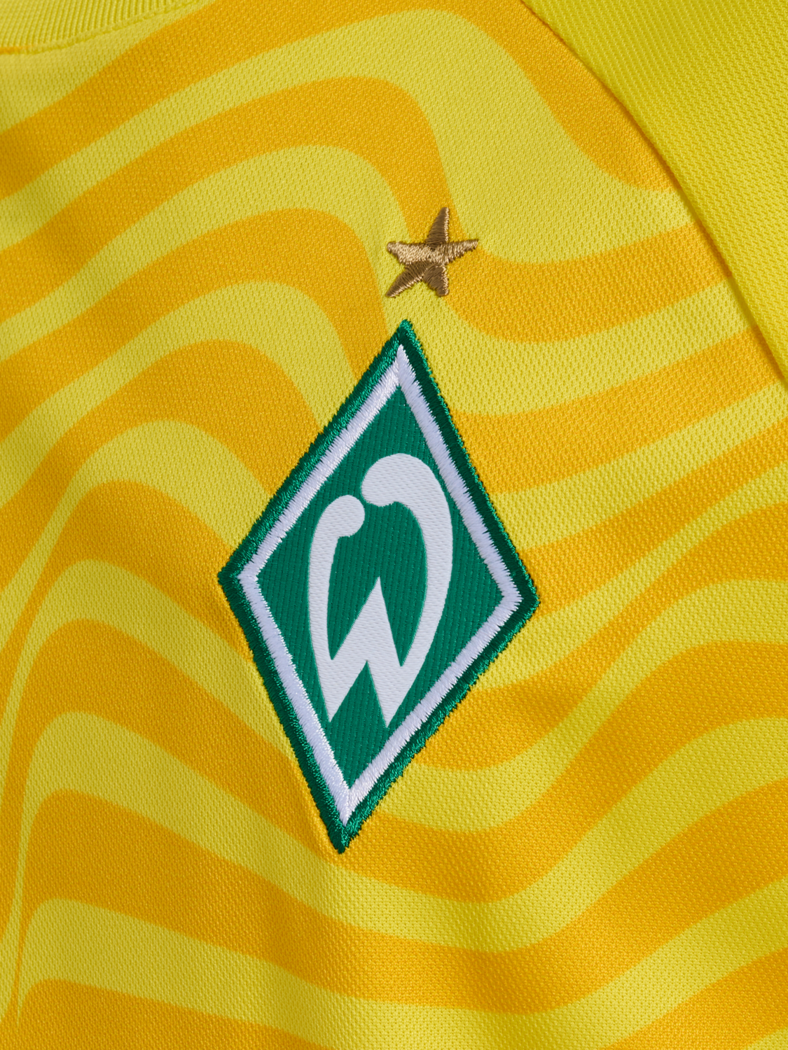 WER 24/25 GK JERSEY S/S KIDS, BLAZING YELLOW, packshot