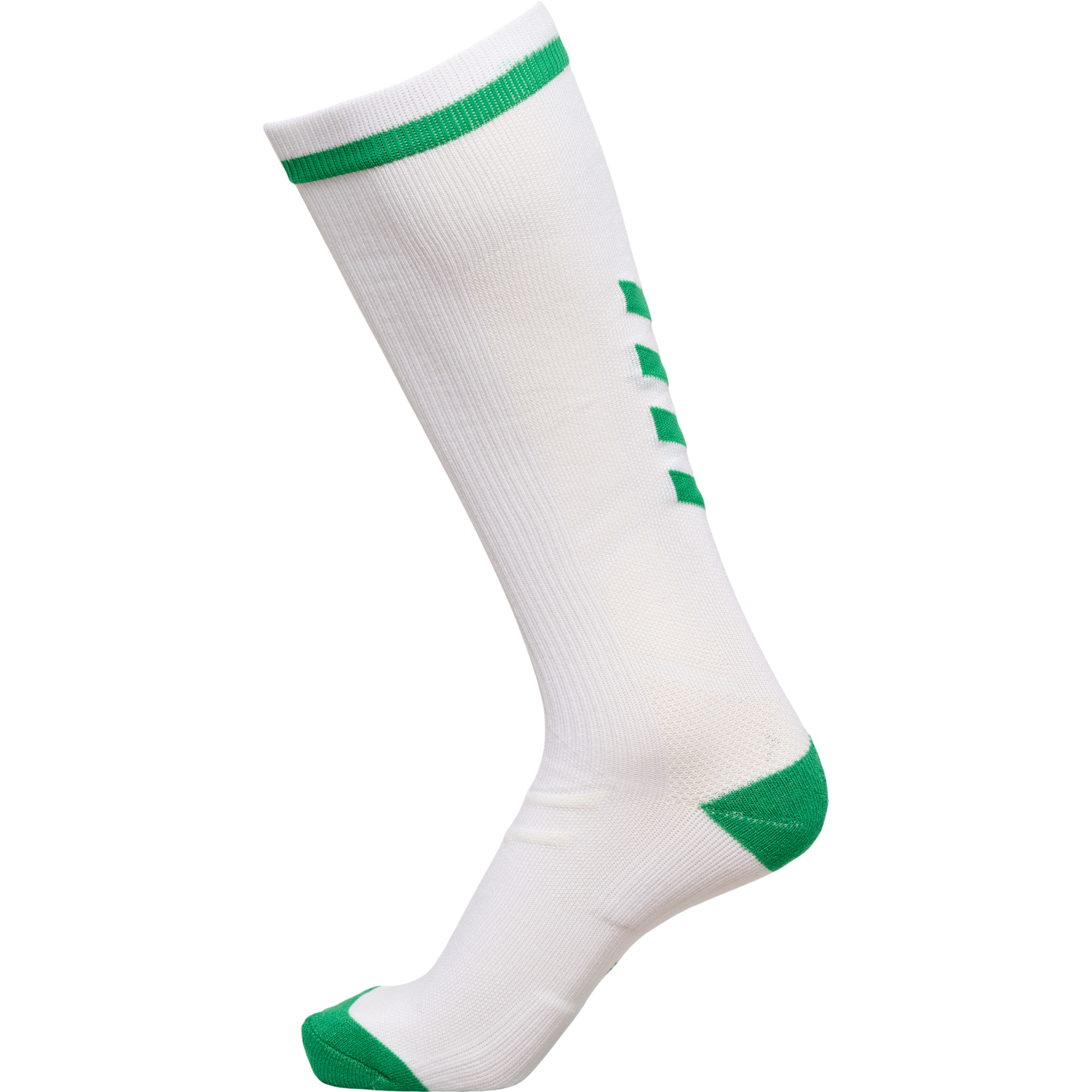ELITE INDOOR SOCK HIGH, WHITE/JELLY BEAN, packshot