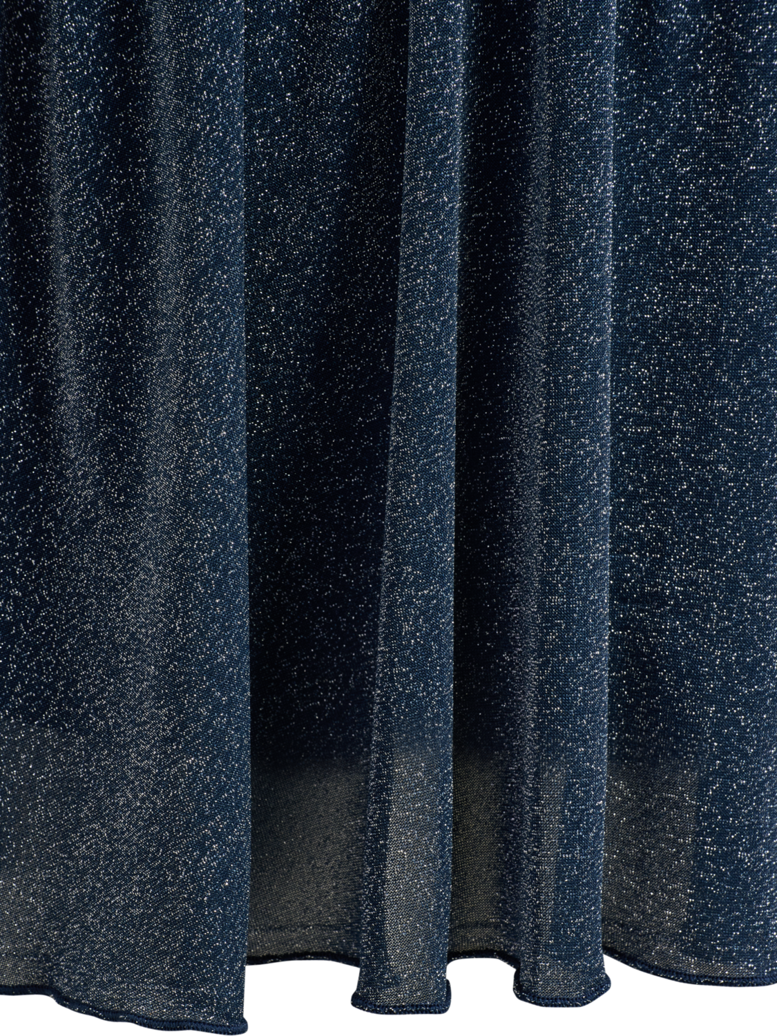hmlJR GLITTER TIGHTS GYMSUIT L/S, DRESS BLUES, packshot