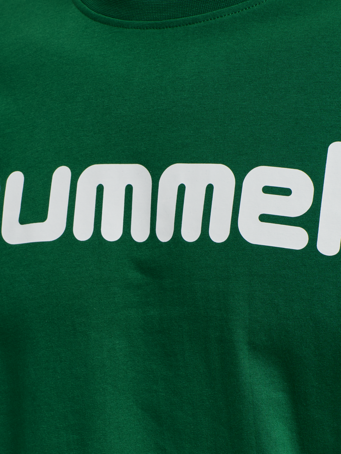 HMLGO COTTON LOGO T-SHIRT S/S, EVERGREEN, packshot