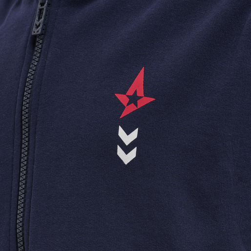 ASTRALIS 21/22 ZIP HOODIE KIDS, MARINE, packshot
