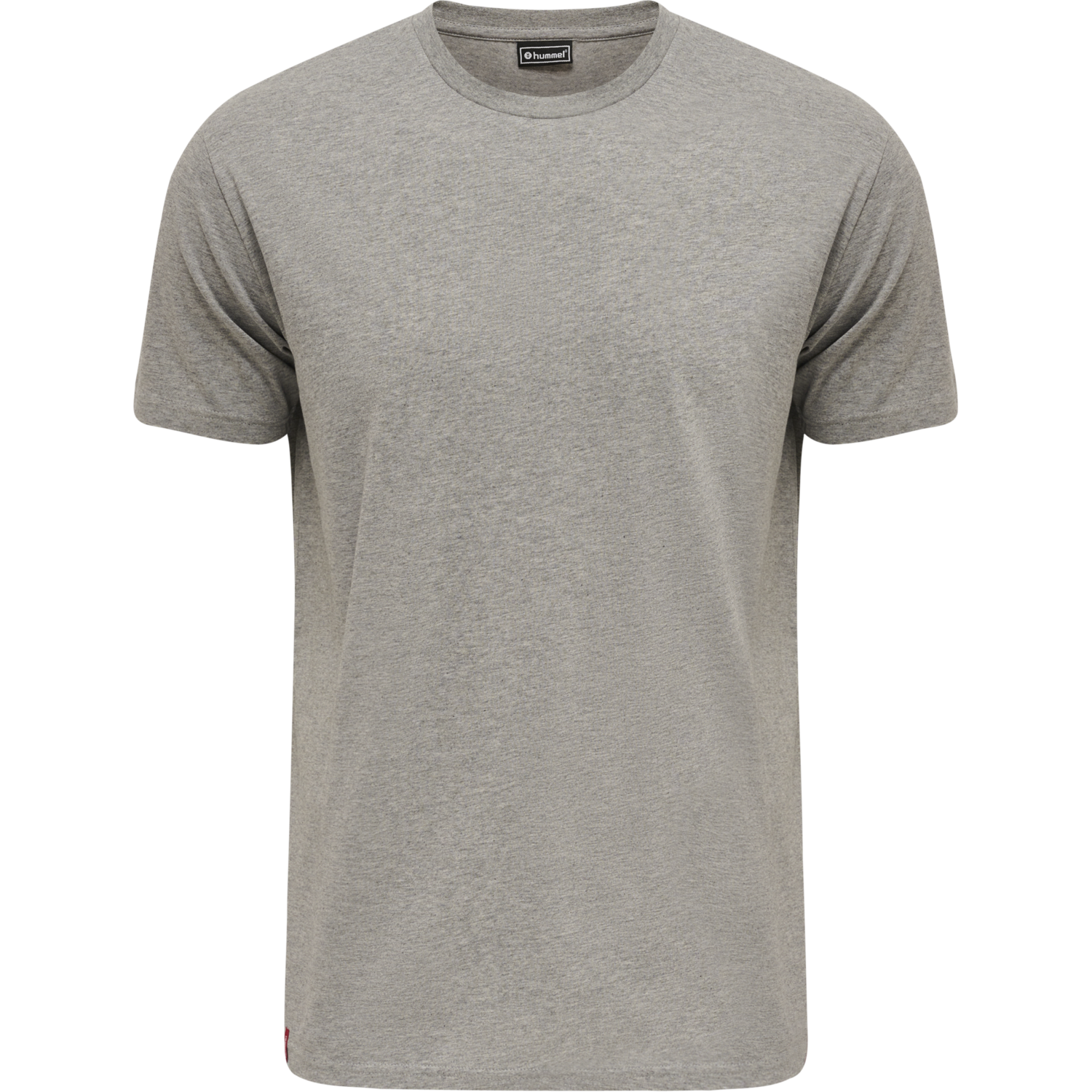 hmlRED BASIC T-SHIRT S/S, GREY MELANGE, packshot