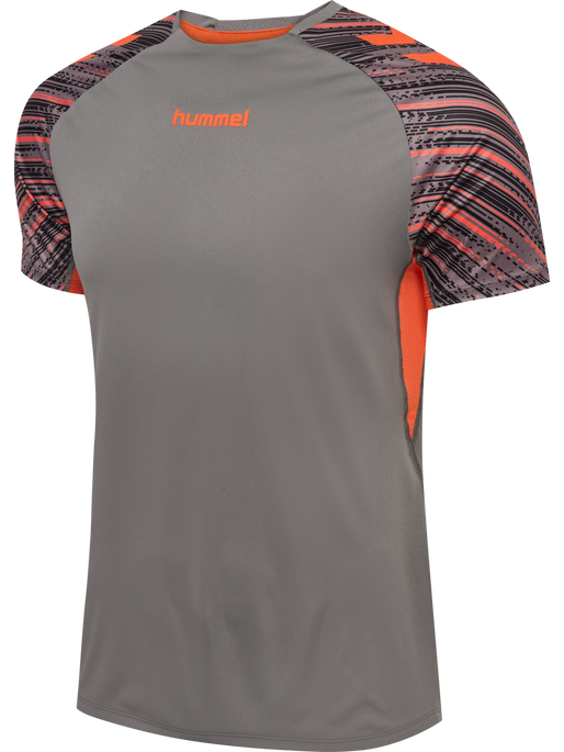 hmlBLAZE PRO TRAINING JERSEY S/S, STEEL GRAY hmlBLAZE PRO TRAINING JERSEY S/S, STEEL GRAY, packshot
