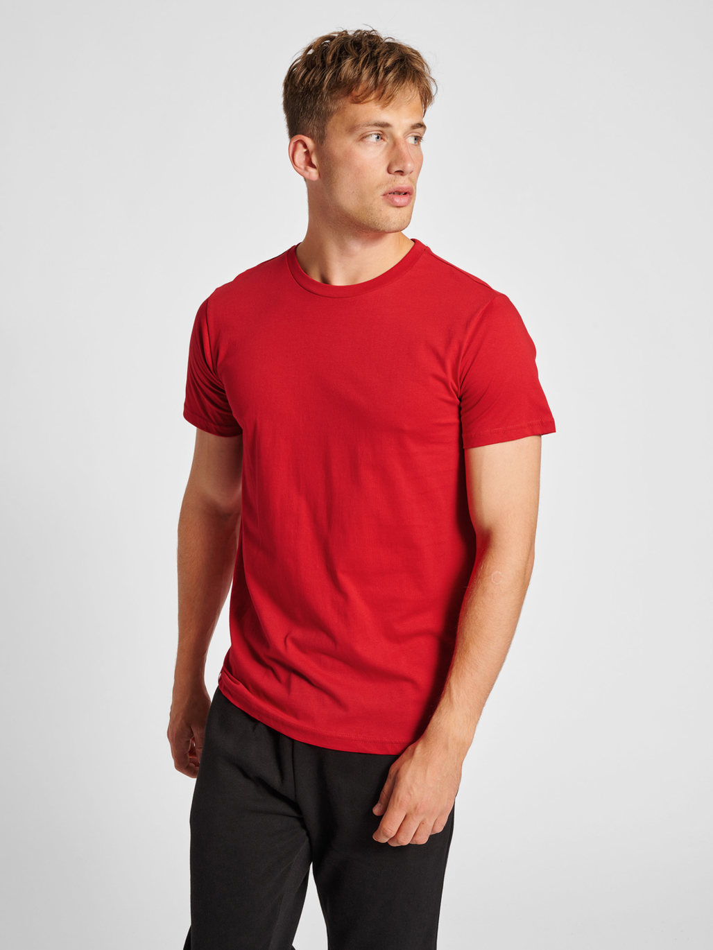 Red t shirt man top