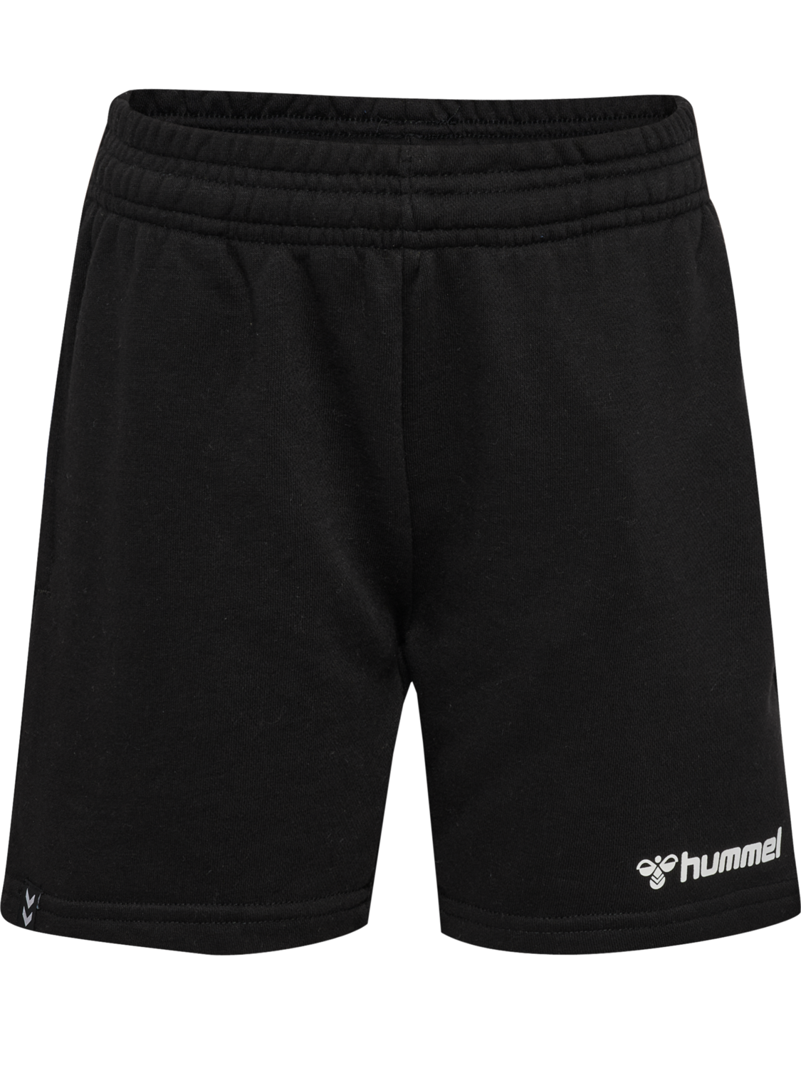 hmlMOVER COTTON BERMUDA SHORTS KIDS, BLACK, packshot