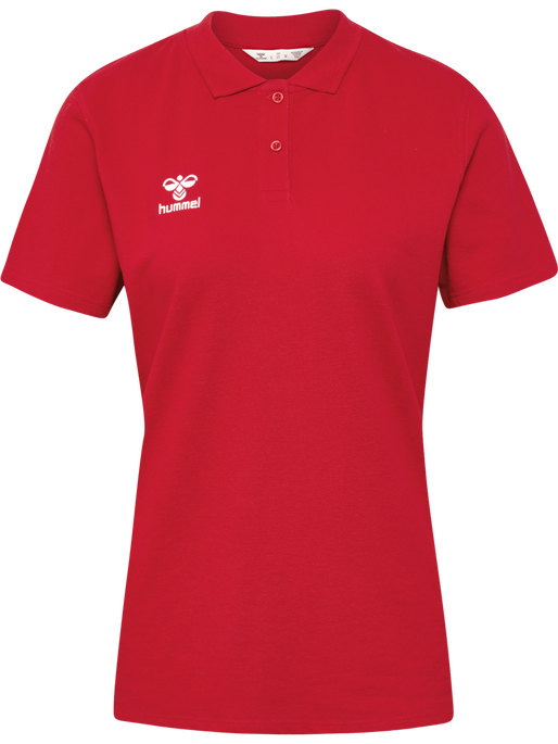 hmlGO 2.0 POLO WOMAN, TRUE RED, packshot