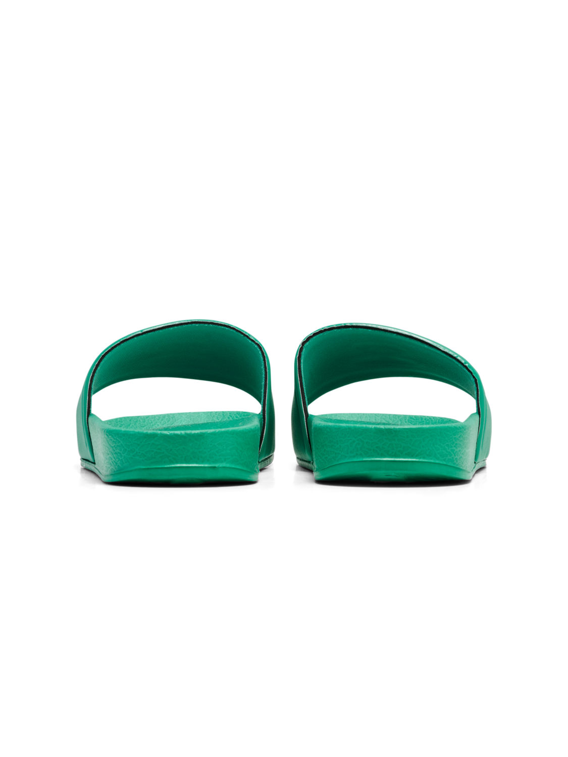 POOL SLIDE JR , GREEN/WHITE, packshot