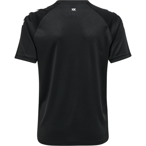 hmlCORE XK CORE POLY TEE S/S KIDS, BLACK hmlCORE XK CORE POLY TEE S/S KIDS, BLACK, packshot