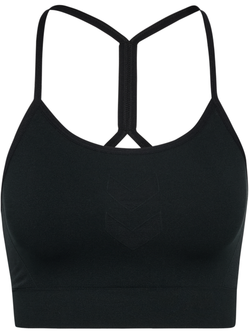 hmlHIIT SEAMLESS BRA, BLACK hmlHIIT SEAMLESS BRA, BLACK, packshot