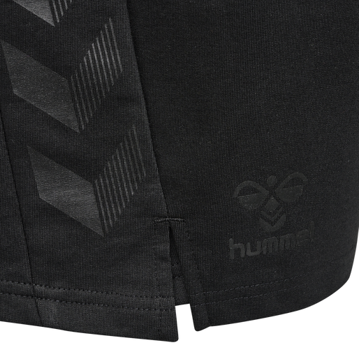 hmlOFFGRID COTTON SHORTS, JET BLACK, packshot