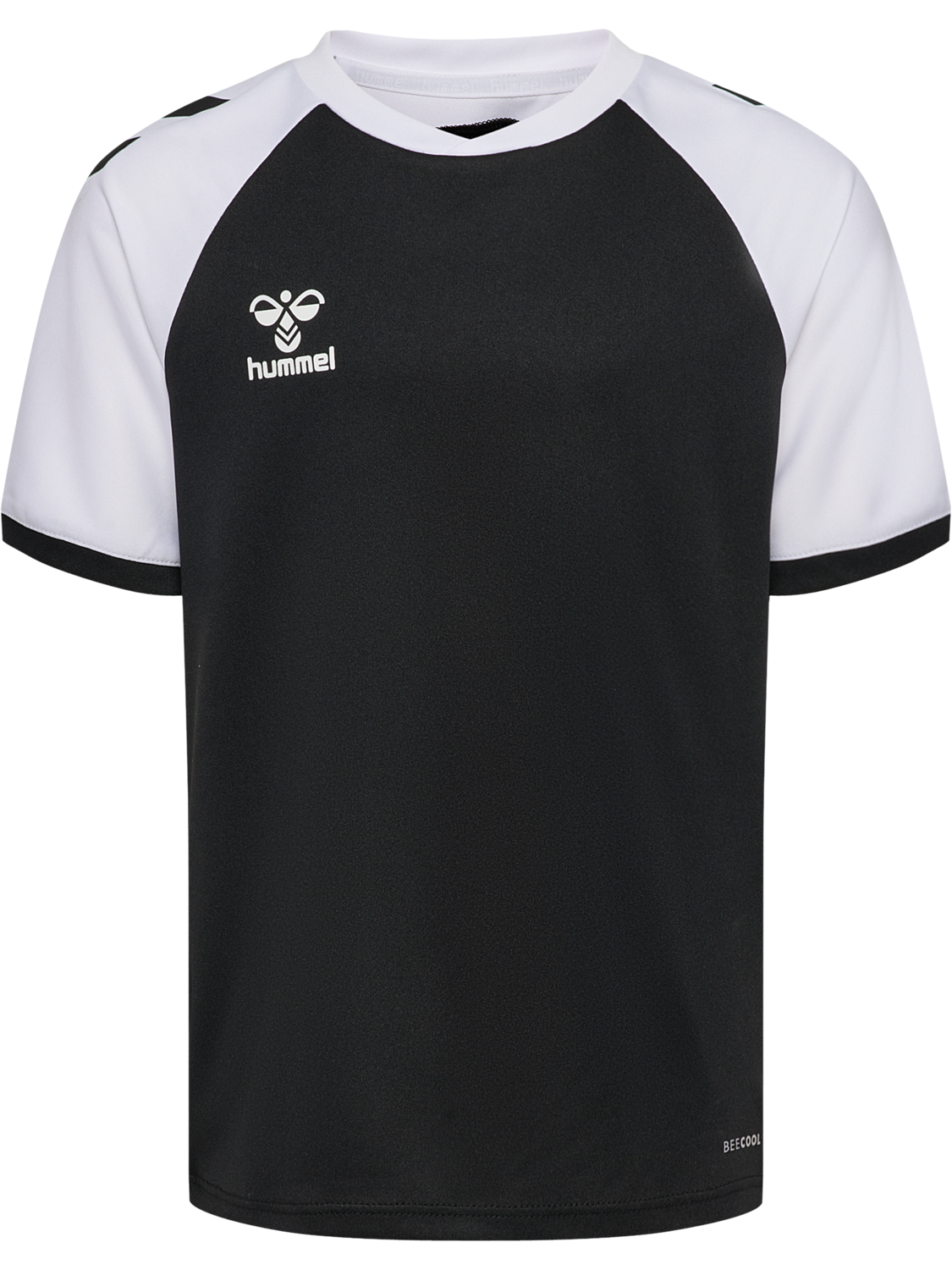 hmlMATCH LEAGUE JERSEY S/S KIDS, BLACK/WHITE, packshot