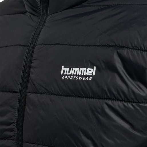 hmlWIND PUFF JACKET, BLACK, packshot