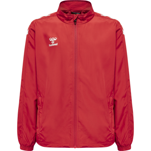 hmlCORE XK MICRO ZIP JACKET KIDS, TRUE RED, packshot