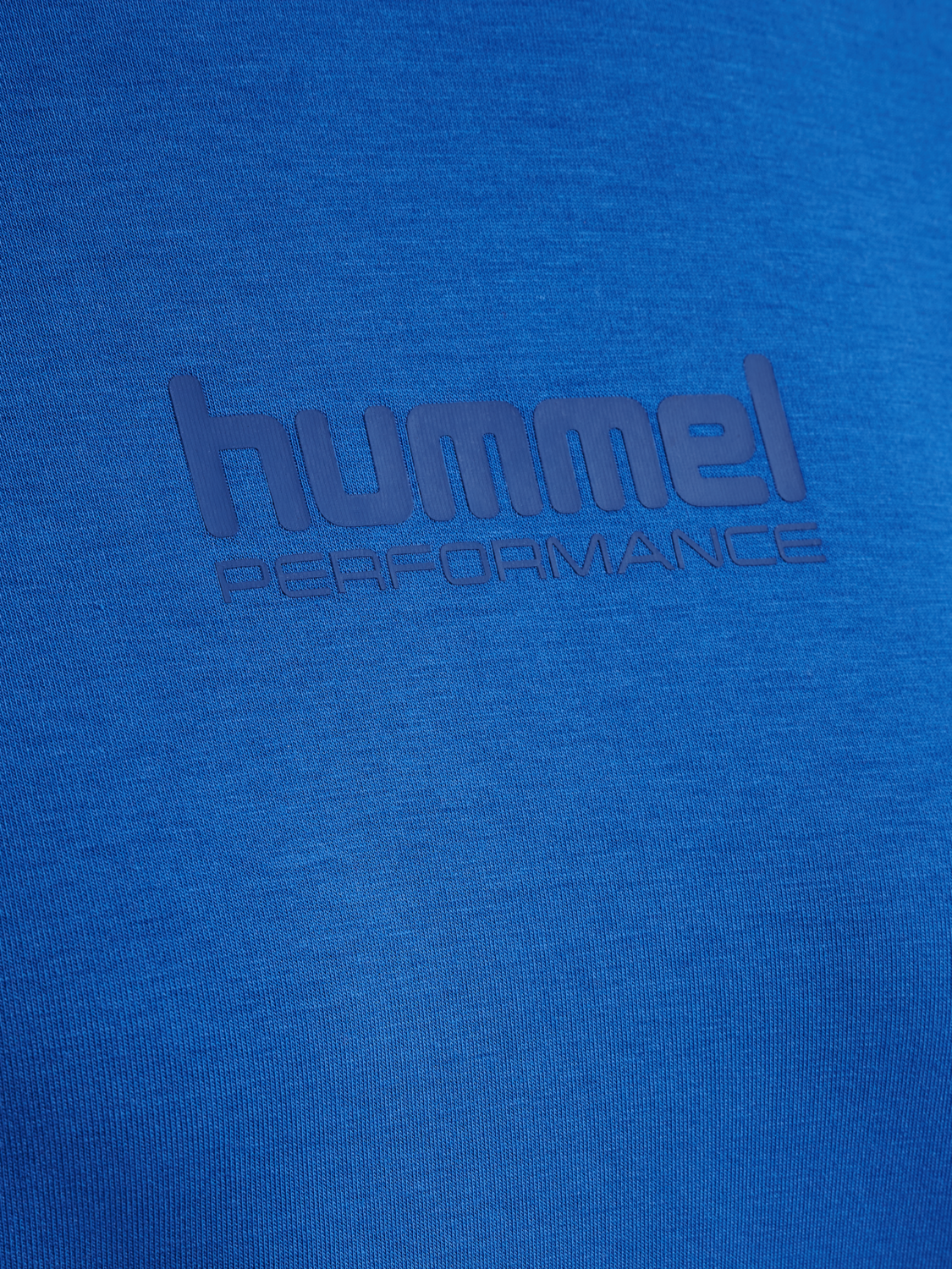 hmlFAST TECH FLEECE CREW, OLYMPIAN BLUE, packshot