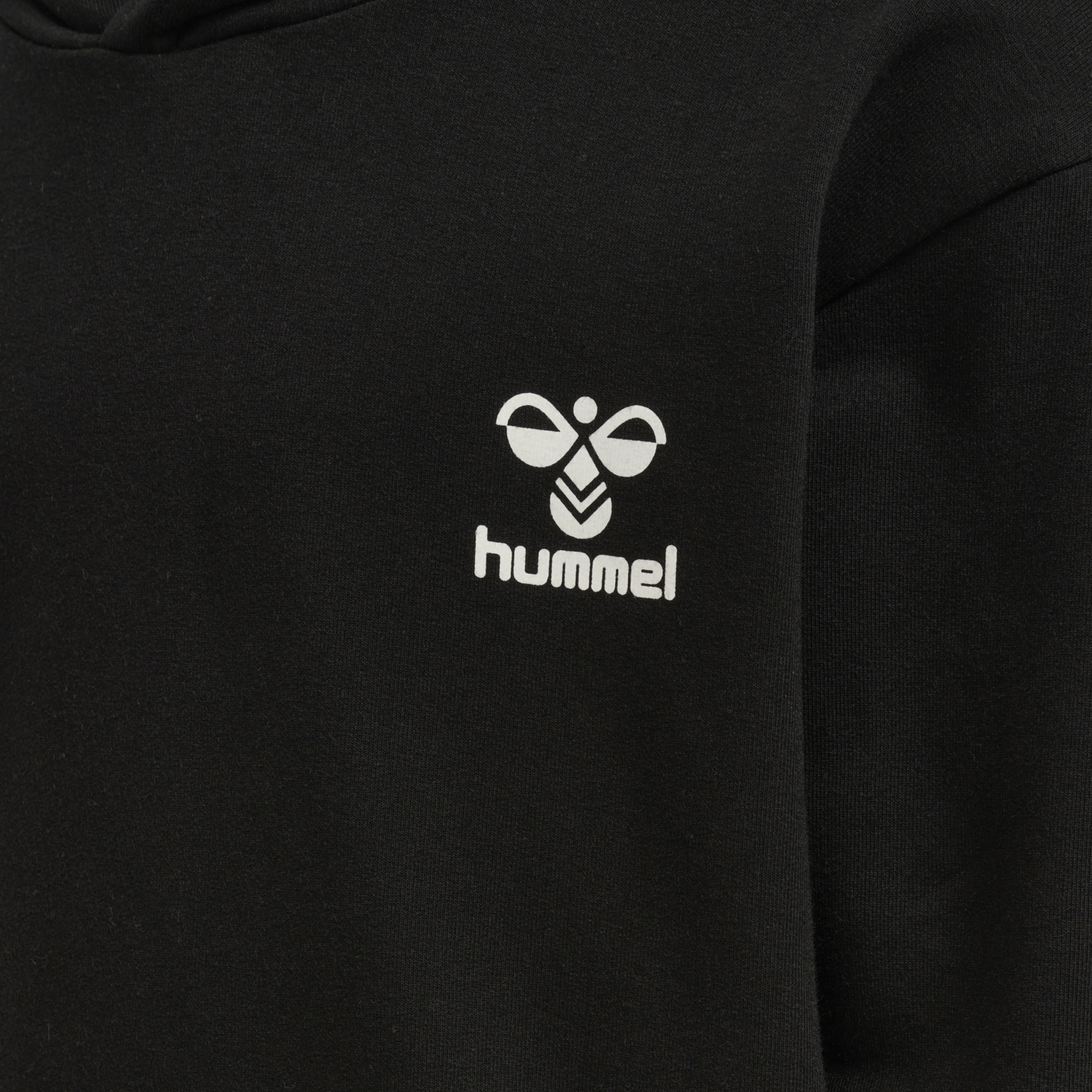 hmlDUE HOODIE, BLACK, packshot