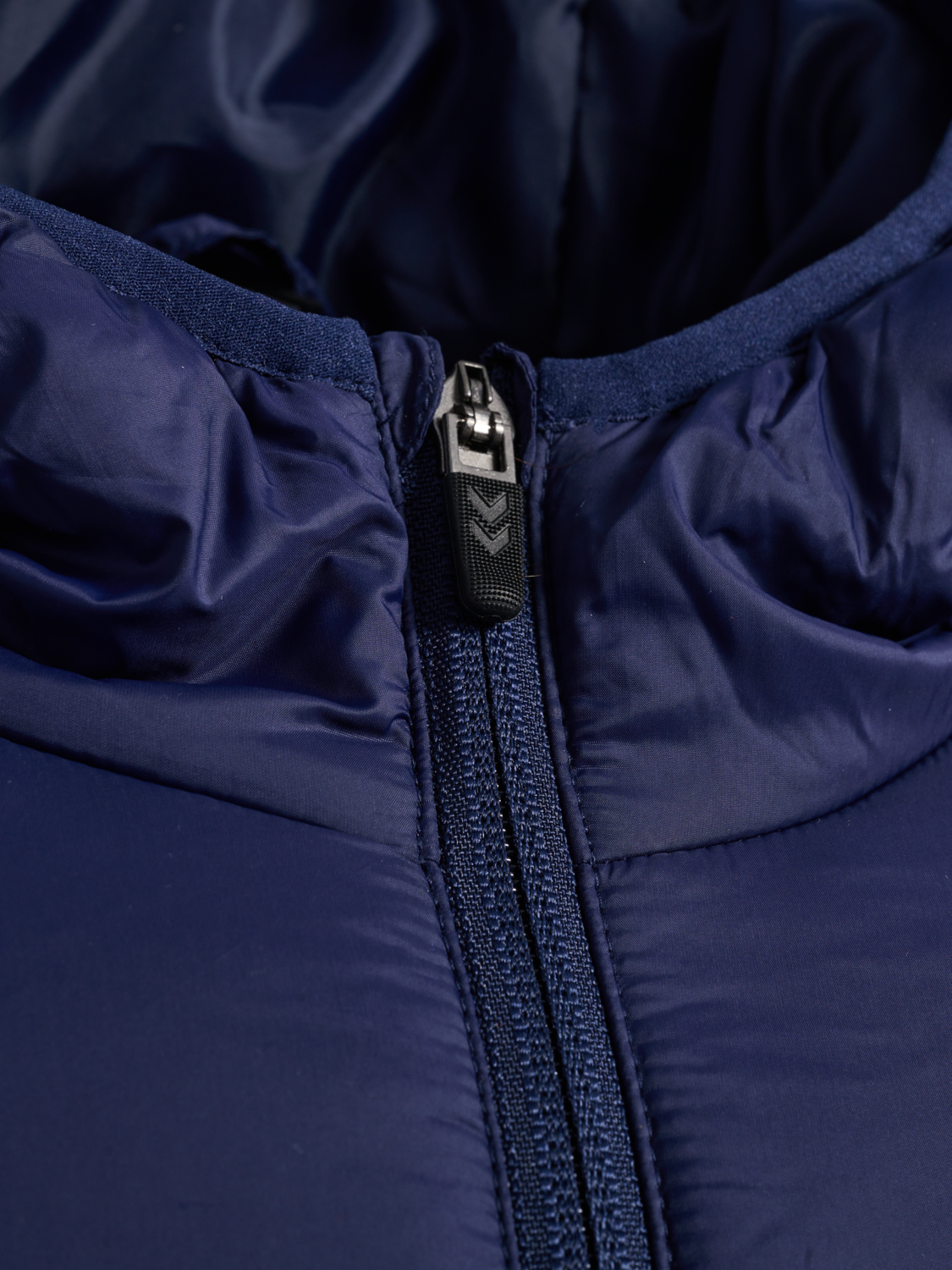 hmlGO QUILTED HOOD JACKET, MARINE, packshot