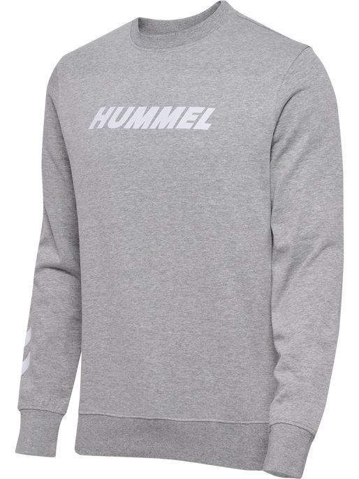 hmlELEMENTAL SWEATSHIRT, GREY MELANGE, packshot