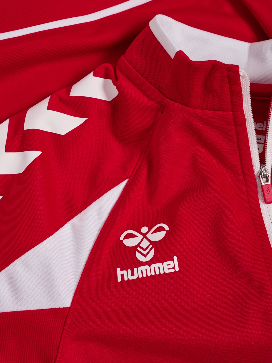 hmlCORE 2.0 TRACK ZIP JACKET KIDS, TRUE RED/WHITE, packshot