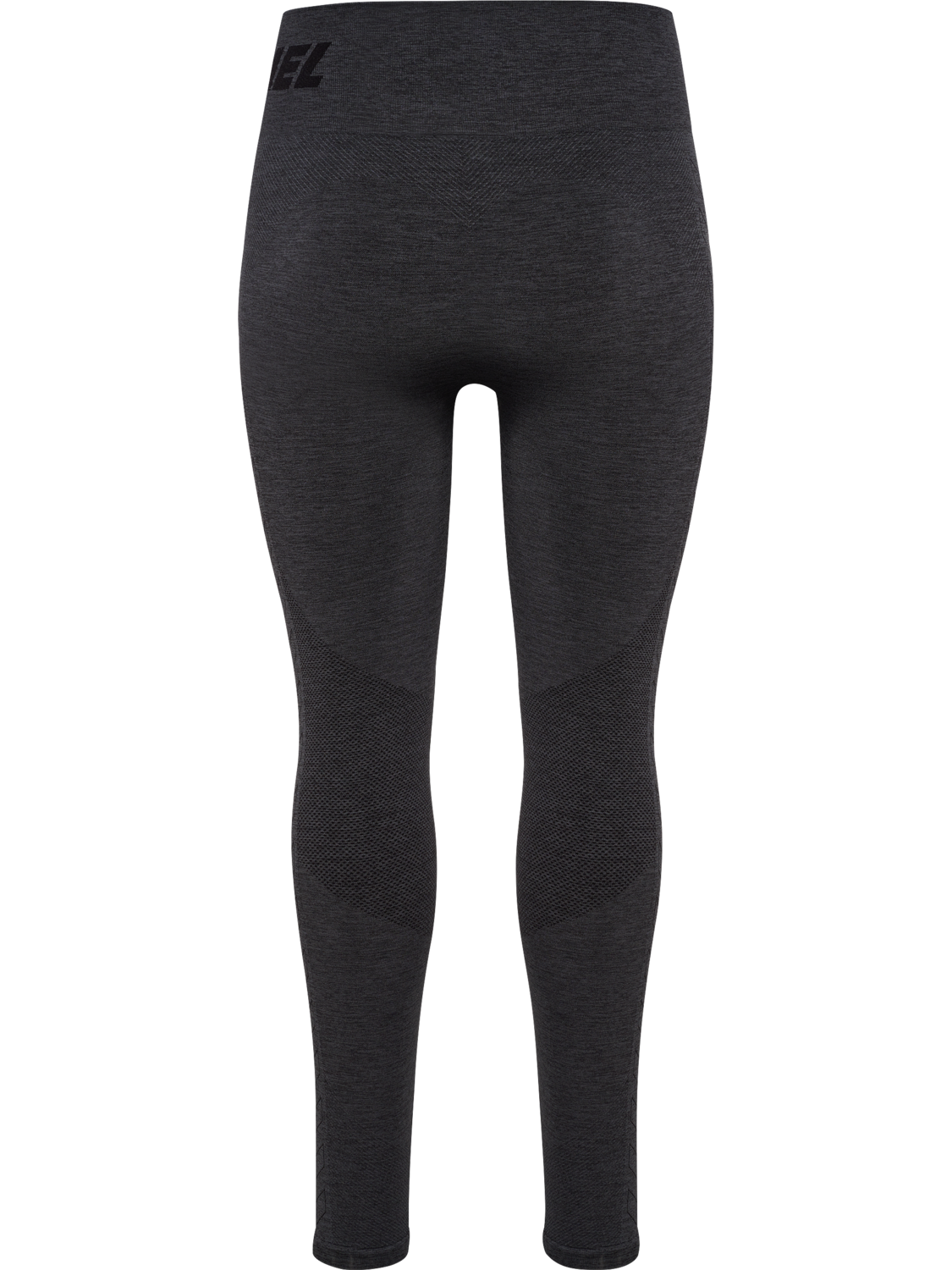 hmlTE CURVE SEAMLESS MW TIGHTS, BLACK MELANGE, packshot