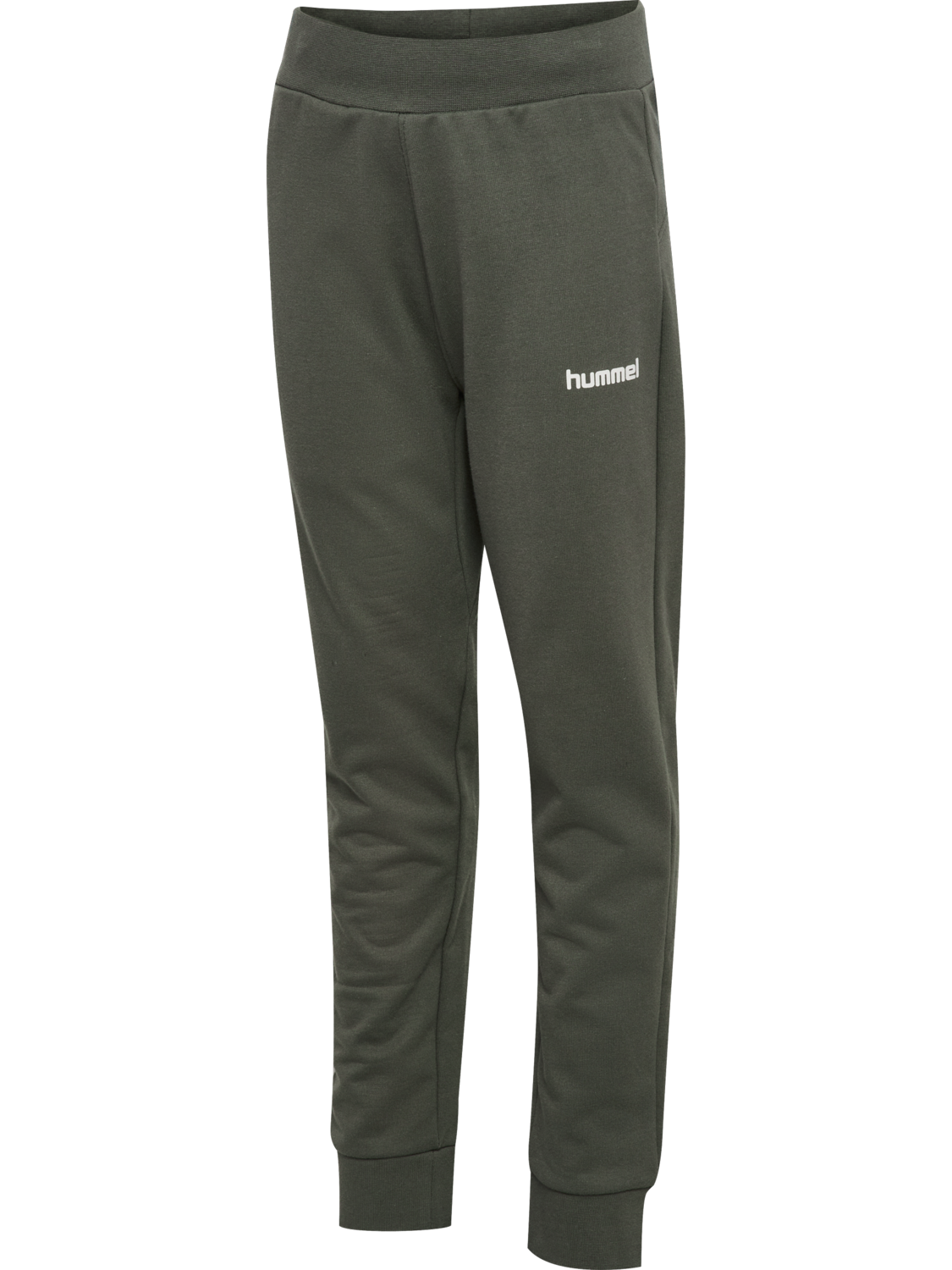 hmlJR REG LOGO ADJ WAIST PANTS, CASTOR GRAY, packshot