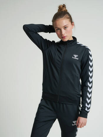 hmlNELLY 2.0 ZIP JACKET, BLACK, model