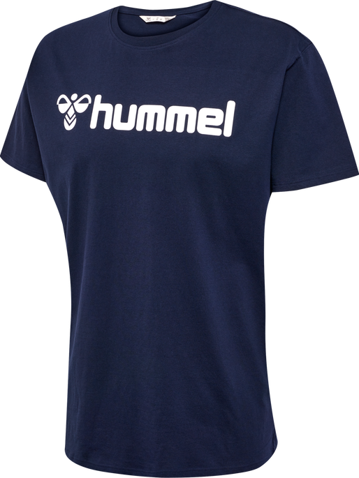 hmlGO 2.0 LOGO T-SHIRT S/S, MARINE hmlGO 2.0 LOGO T-SHIRT S/S, MARINE, packshot