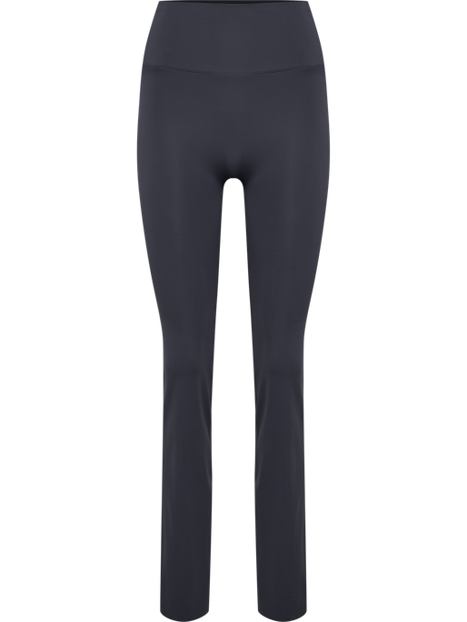 hmlYOGA HIGH WAIST FLARE W TIGHTS, EBONY, packshot