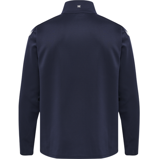 hmlCORE XK POLY ZIP SWEAT, MARINE, packshot