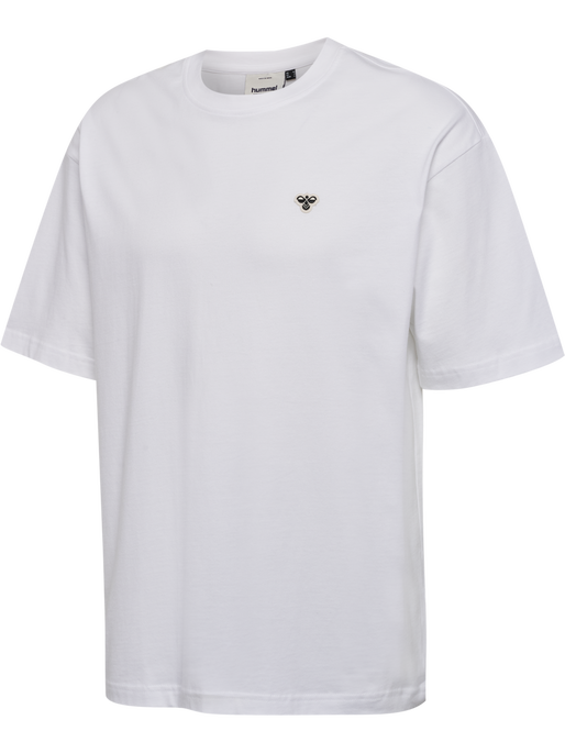 hmlLOOSE T-SHIRT BEE S/S, WHITE, packshot