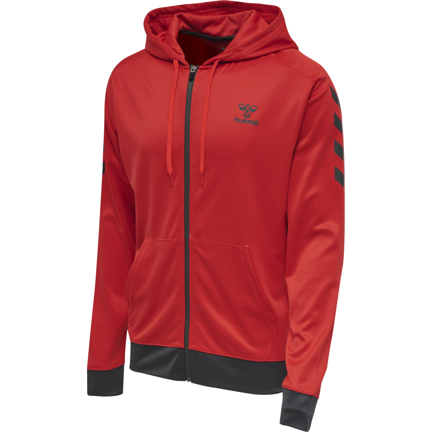 hmlACTION POLY ZIP HOODIE, 3048, packshot