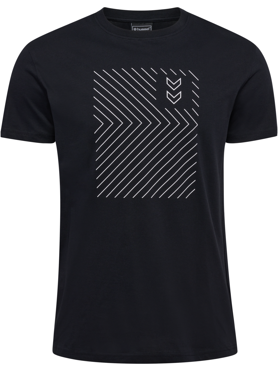 hmlACTIVE SQUARE CO TEE S/S, BLACK, packshot