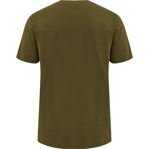 hmlRED BASIC T-SHIRT S/S, DARK OLIVE, packshot