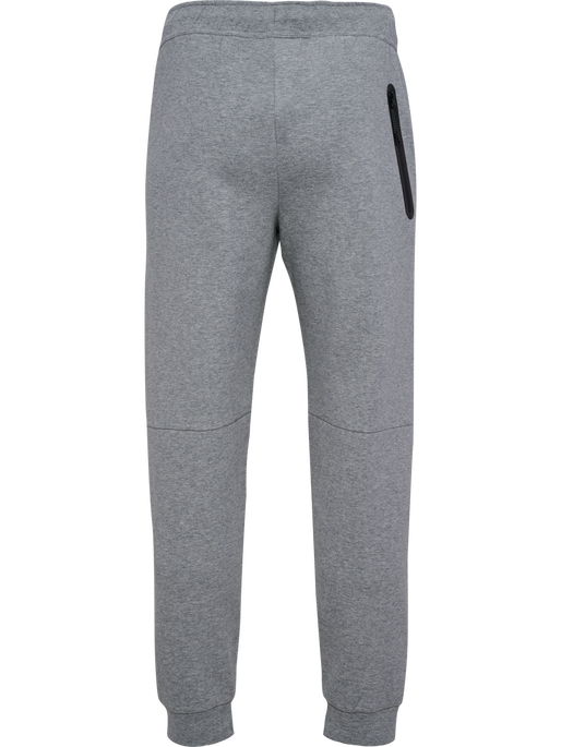 hmlTECH FLEECE REGULAR PANTS, GREY MELANGE, packshot