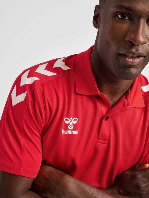 hmlCORE XK FUNCTIONAL POLO, TRUE RED, model