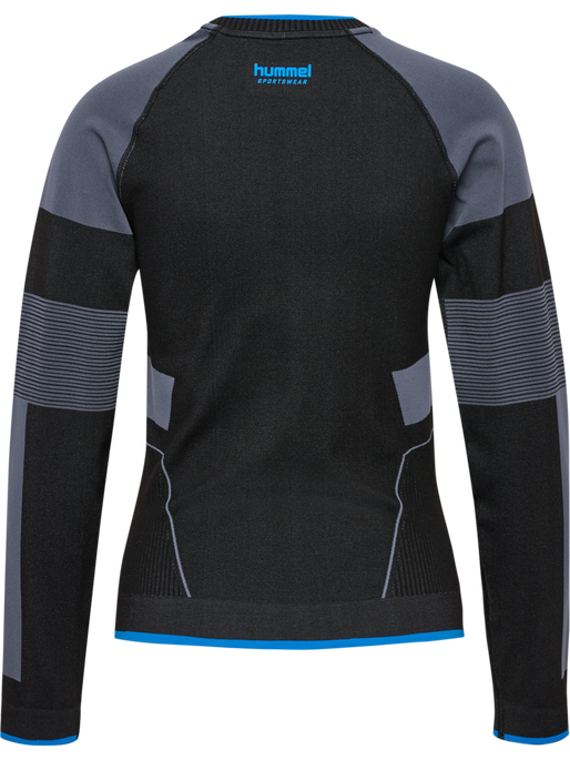 hmlSEAMLESS TEE LS, BLACK hmlSEAMLESS TEE LS, BLACK, packshot