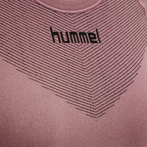 HUMMEL FIRST SEAMLESS JERSEY L/S W, DUSTY ROSE, packshot