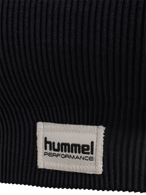 hmlPULSE SEAMLESS RIB BRA, BLACK, packshot