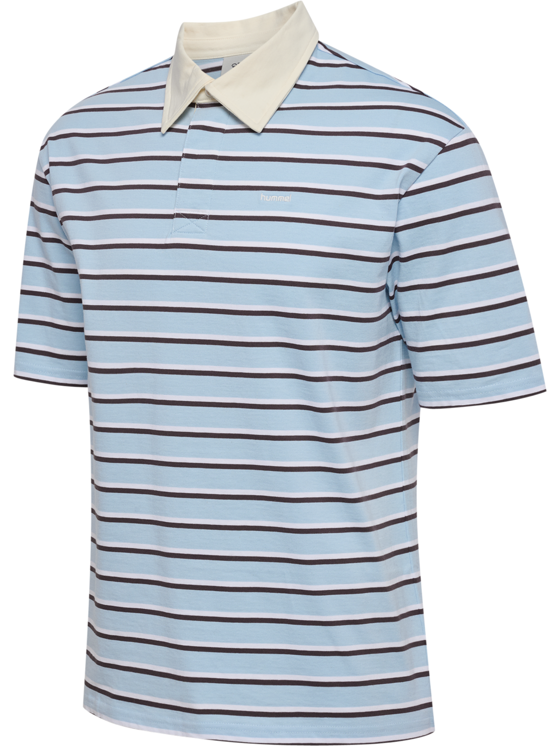 hmlI-D POLO S/S, FLOATY BLUE, packshot