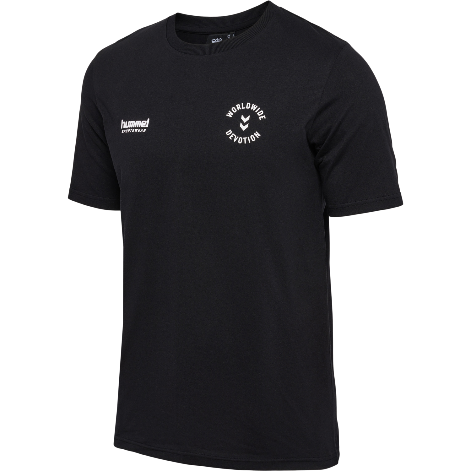 hmlLGC DEVOTION T-SHIRT, BLACK, packshot