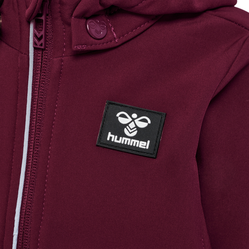 hmlMARS TEX MINI SOFTSHELL JACKET, WINDSOR WINE hmlMARS TEX MINI SOFTSHELL JACKET, WINDSOR WINE, packshot