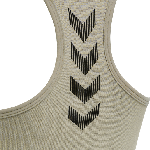 HUMMEL FIRST SEAMLESS BRA WOMAN, LONDON FOG HUMMEL FIRST SEAMLESS BRA WOMAN, LONDON FOG, packshot