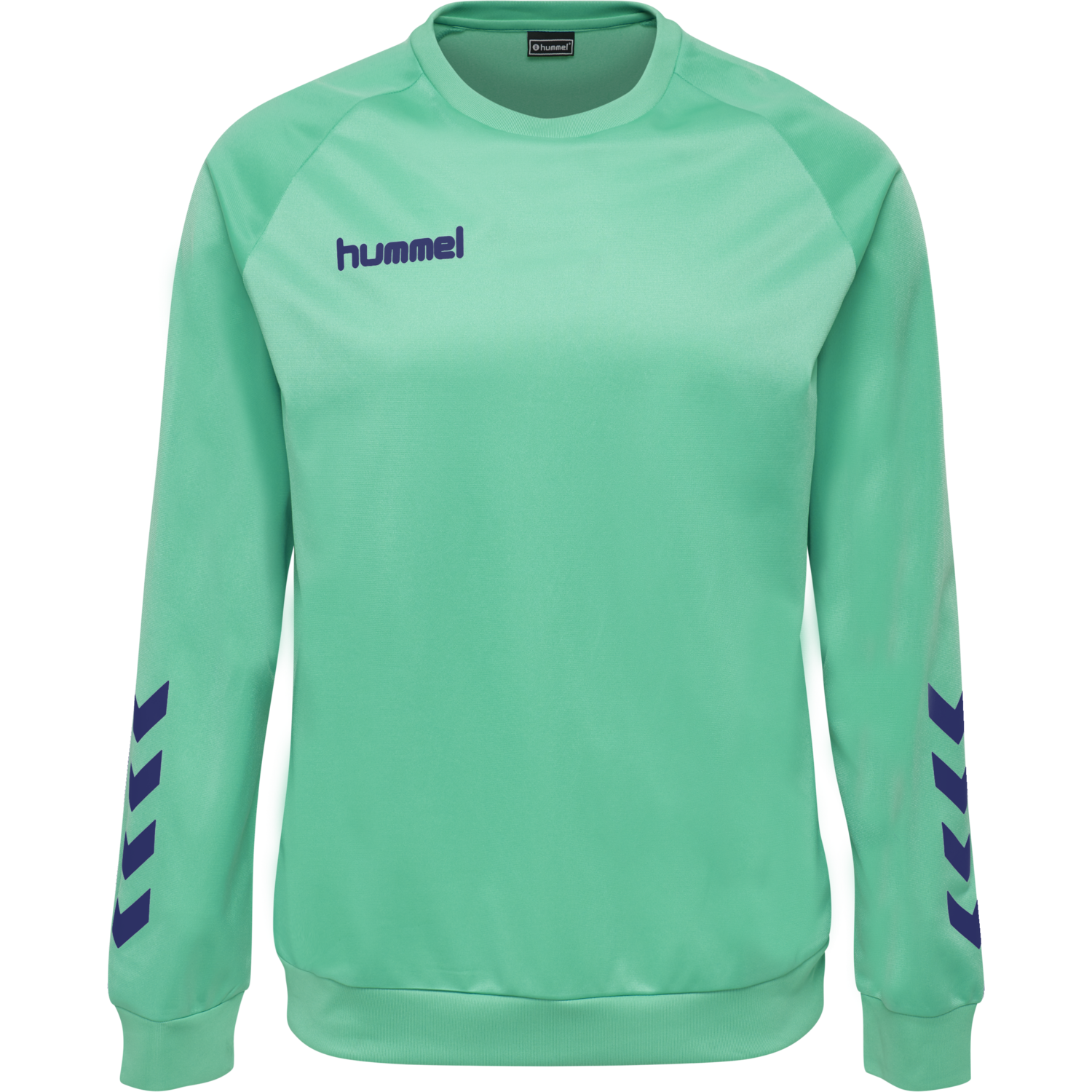 hmlPROMO KIDS POLY SWEATSHIRT, ATLANTIS, packshot