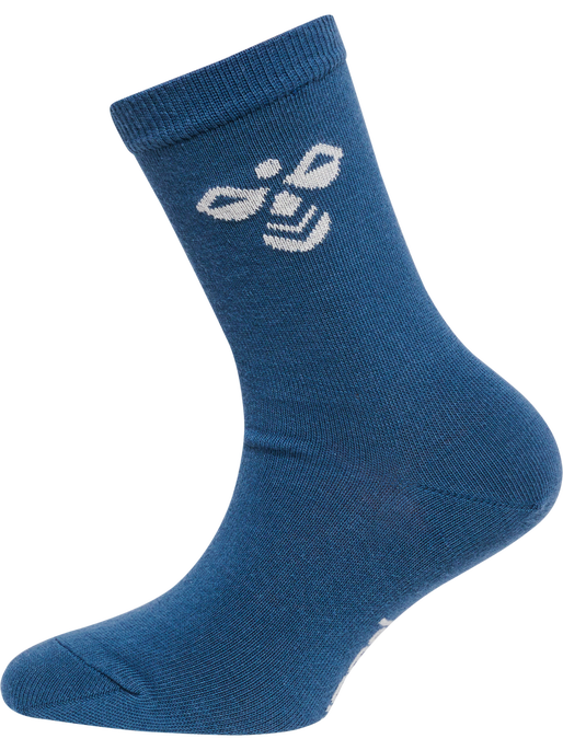 SUTTON 3-PACK SOCK, BLUE SURF, packshot
